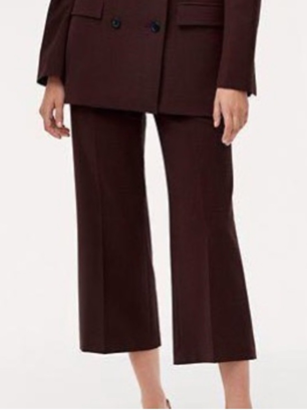 Aritiza little moon plaid kick flare pants